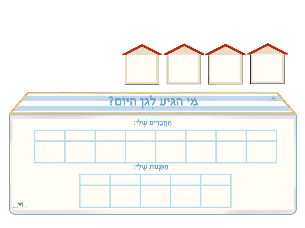 מי הגיע לגן